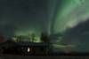Aurora boreal en Finstadir - Islandia