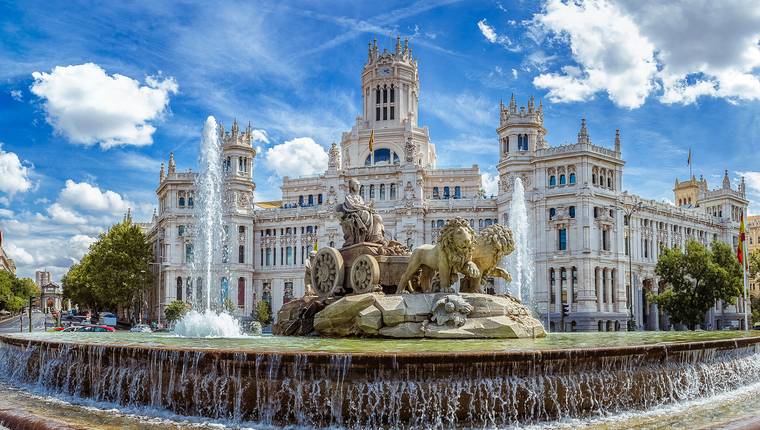 4 dias en Madrid Fuente de Cibeles