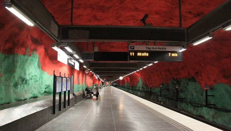 Solna Centrum - metro Estocolmo