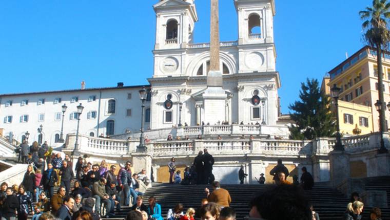 Plaza Espana en Roma