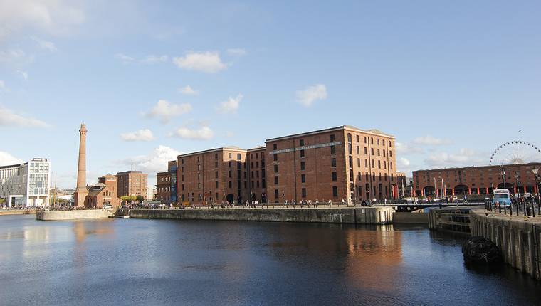 Albert Docks en Liverpool