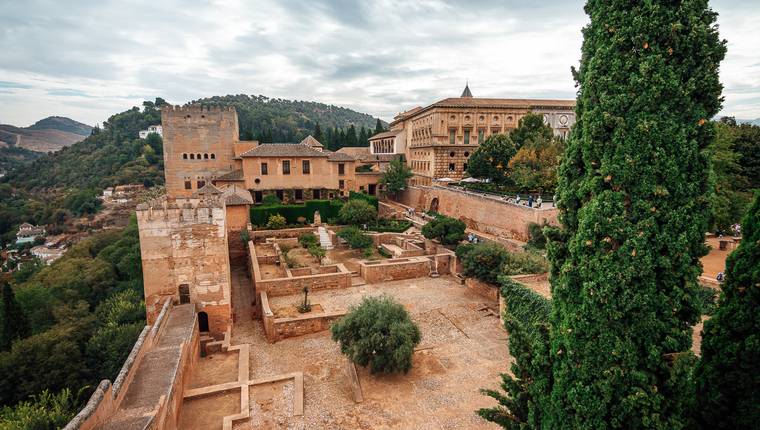 Alcazaba de la Alhambra en Granada