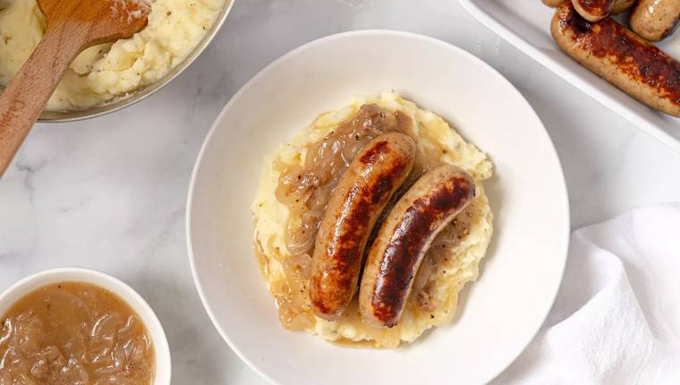 Bangers and mash