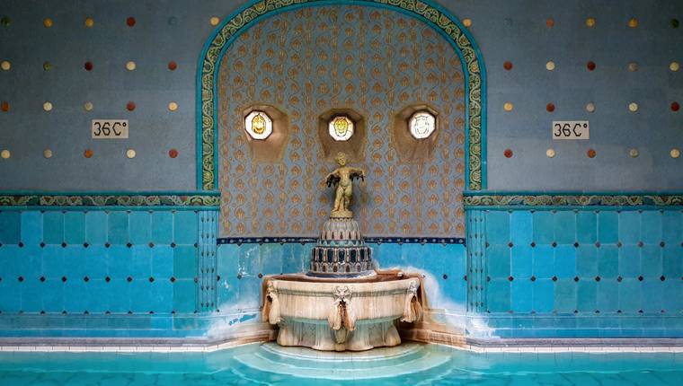 Baños termales Gellert en Budapest