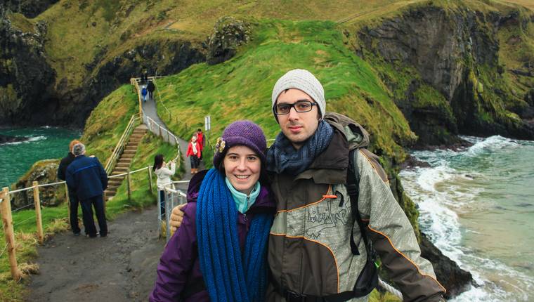 Carrick a rede rope bridge irlanda