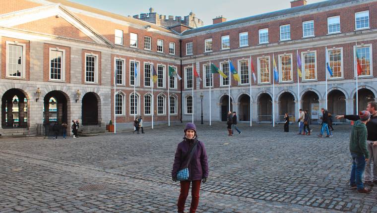 Castillo de Dublin por dentro