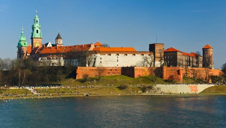 Colina de Wawel en Cracovia