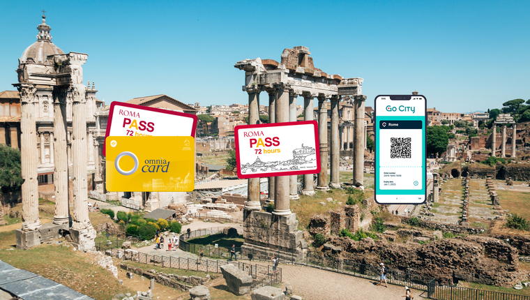 Comparativa de tarjetas turisticas de Roma