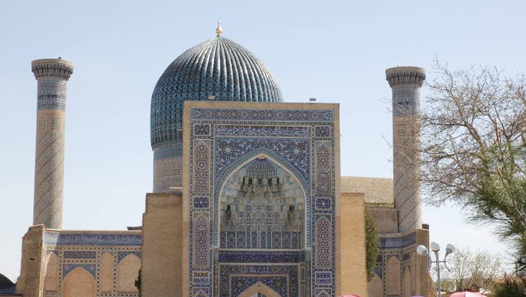 Exterior del Mausoleo de Gur-e Amir