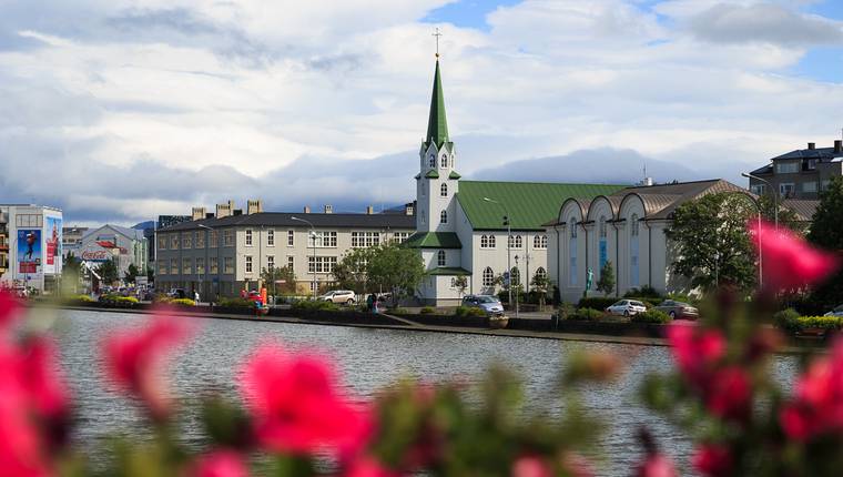 Iglesia Domkirkjan en Reikiavik