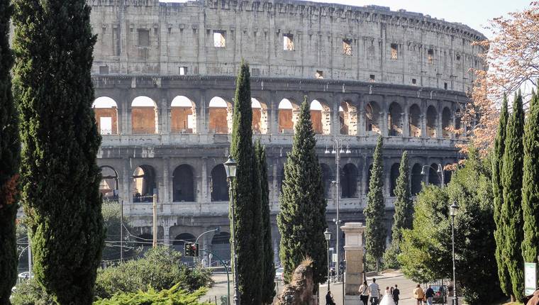 Mapa de Roma Coliseo