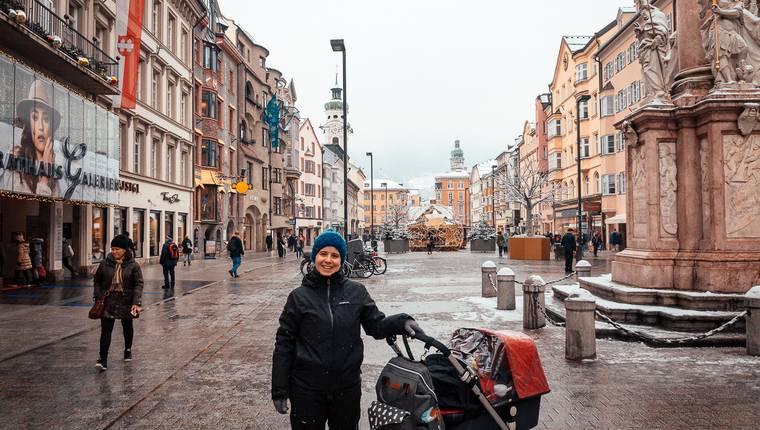 Que visitar en Innsbruck María Theresien strasse