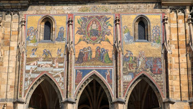 Mosaico de la Catedral de San Vito en Praga