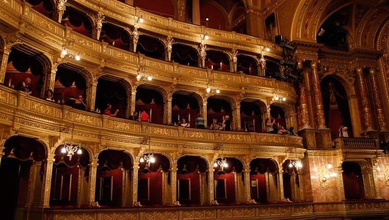 Palcos de la Opera de Budapest