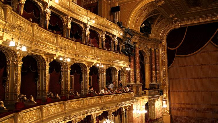 Palcos de la Opera de Budapest