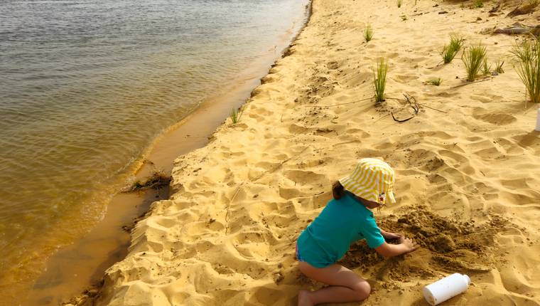 Playa en el Nilo