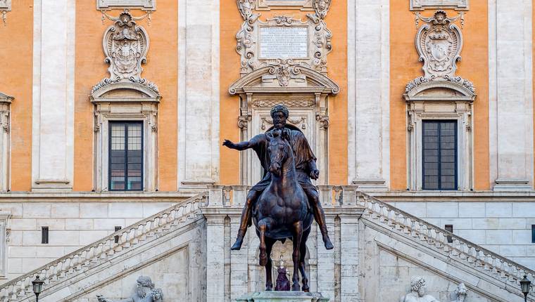 Plaza del Campidoglio en Roma