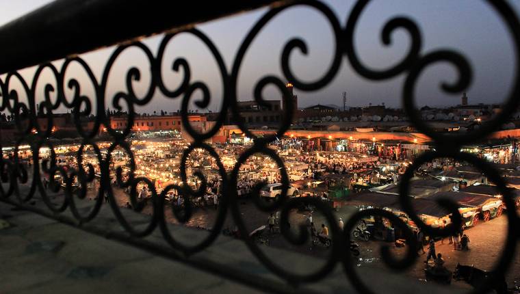 Que ver en Marrakech Yamma el Fna de noche