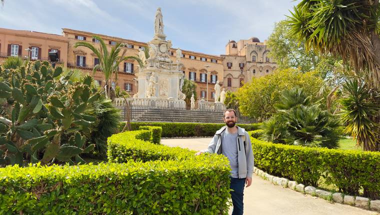 Sicilia Palermo Palacio de los Normandos