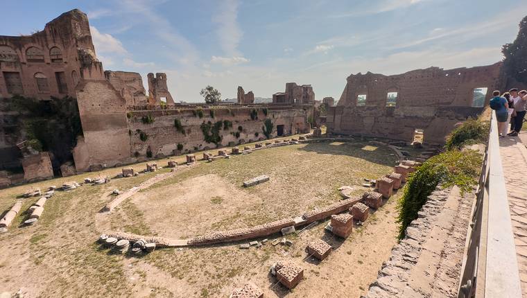 Ver el Palatino en Roma