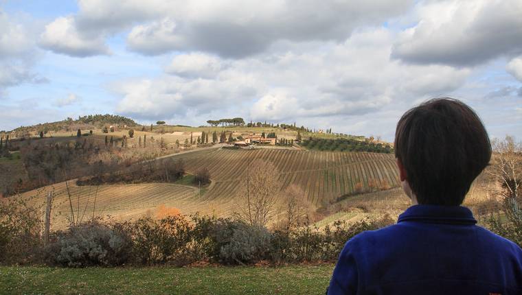 Vistas a la Toscana desde Villa Sabolini