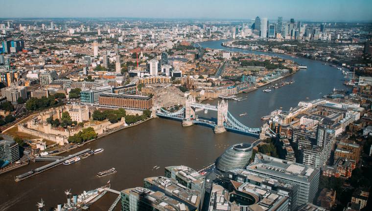 Vistas desde the Shard en Londres