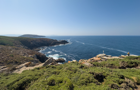 Isla de Ons en las Rías Baixas de Galicia