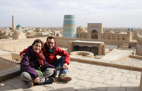 Saltando por los tejados de Khiva