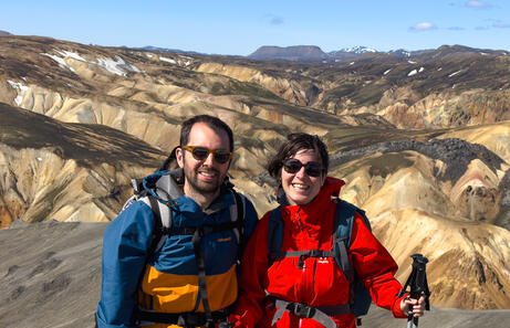 Comete el mundo en Landmannalaugar