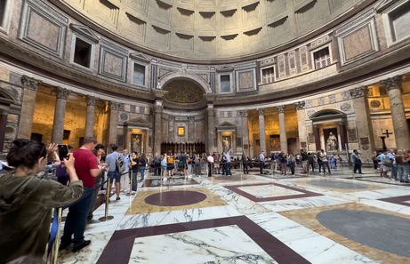 Visitar el Panteón romano