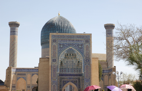 Visita al mausoleo de Gur-e Amir en Samarcanda