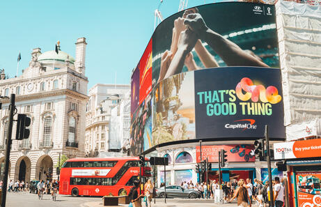 Famosa rotonda de Picadilly Circus