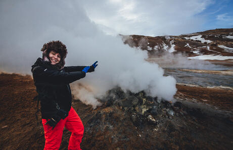 Fumarolas Hverir en Islandia
