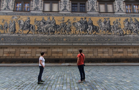 Furstenzug el desfile de los principes en Dresde