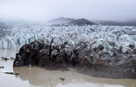 Trekking por el glaciar Vatjanökull de Islandia