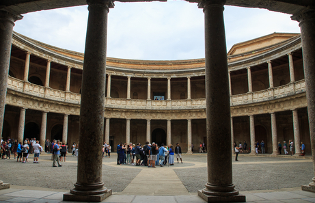 Palacio circular de Carlos V en la Alhambra Palacio circular de Carlos V en la Alhambra
