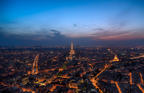 Paris de noche desde Montparnasse