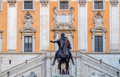 Plaza del Campidoglio en Roma