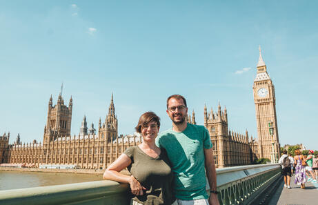 Puente de Westminster, Parlamento y Big Ben