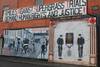 Pancartas en los murales de Belfast
