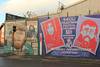 Prisioneros de palestina en los murales de Belfast