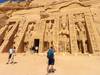 Aitor en Abu Simbel