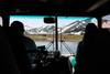 Bus a Landmannalaugar atravesando un rio