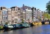 Canales de la ciudad de Amsterdam