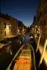 Canales de Venecia por la noche