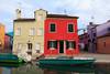 Casas de colores en Burano - Italia