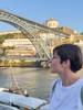 Henar en el Puente de Luís I en Oporto