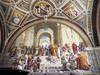 Escuela de Atenas de Rafael en los Museos Vaticanos