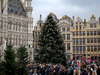 Gran arbol de Navidad en Bruselas
