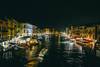 Gran Canal de noche en Venecia